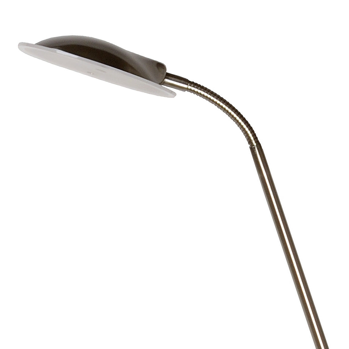 Lucide CHAMPION-LED - Floor reading lamp - LED Dim. - 3000K - Satin Chrome