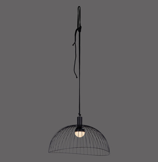 David - Pendant Light - Black - By Just Light - (19922-18)