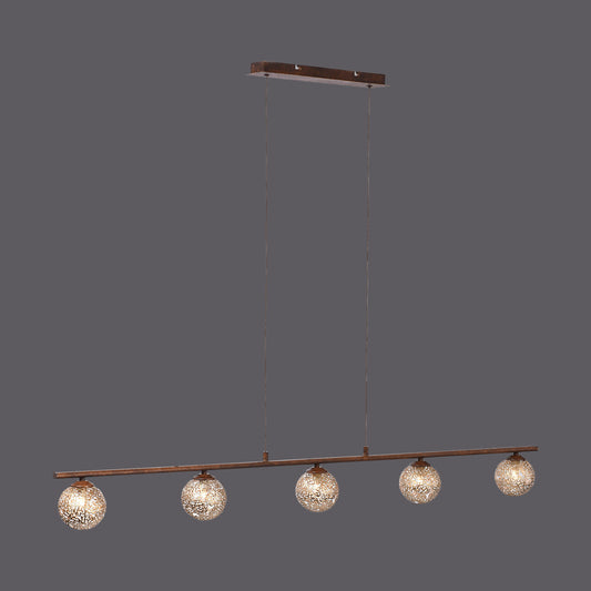 Greta - Pendant Light - Rusty Coloured - By Paul Neuhaus - (2040-48) - SPECIAL OFFER