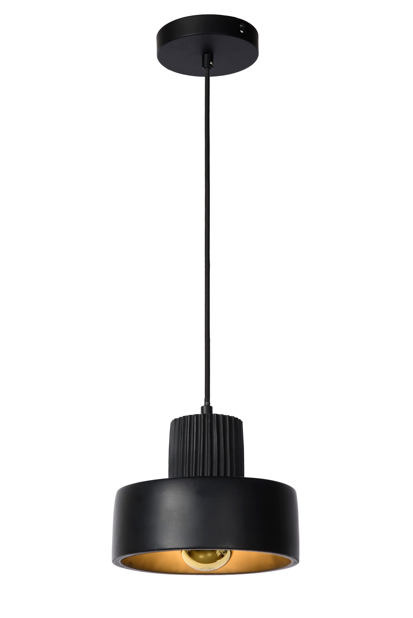 Lucide OPHELIA - Pendant light - Ø 20 cm - 1xE27 - Black