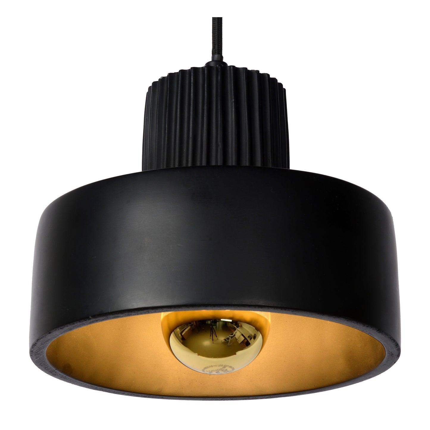 Lucide OPHELIA - Pendant light - Ø 20 cm - 1xE27 - Black