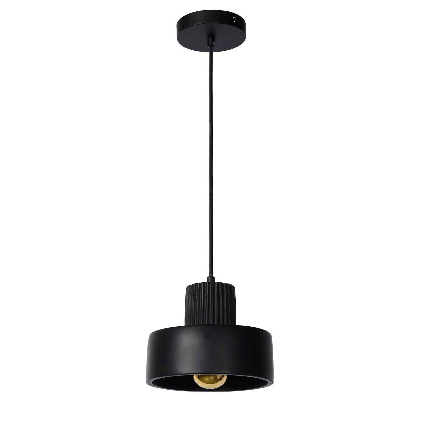 Lucide OPHELIA - Pendant light - Ø 20 cm - 1xE27 - Black