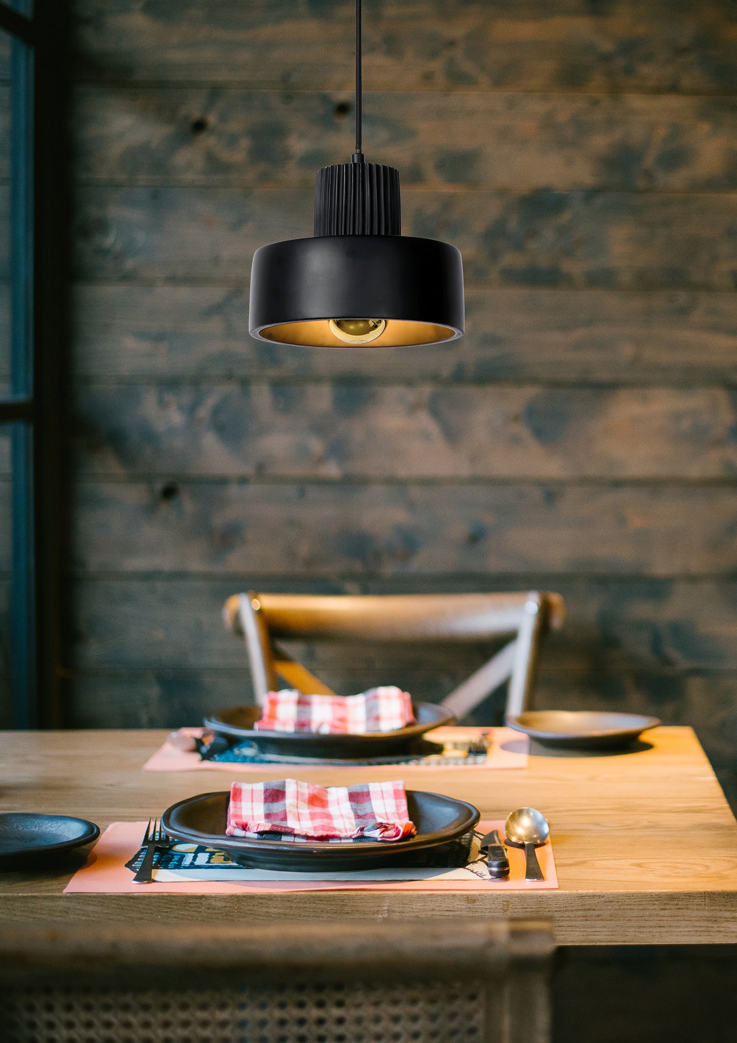 Lucide OPHELIA - Pendant light - Ø 20 cm - 1xE27 - Black