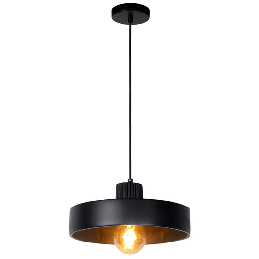 Lucide OPHELIA - Pendant light - Ø 35 cm - 1xE27 - Black