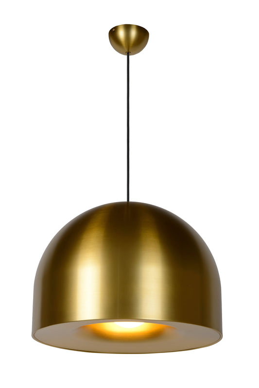 Lucide AKRON - Pendant light - Ø 50 cm - 1xE27 - Matt Gold / Brass