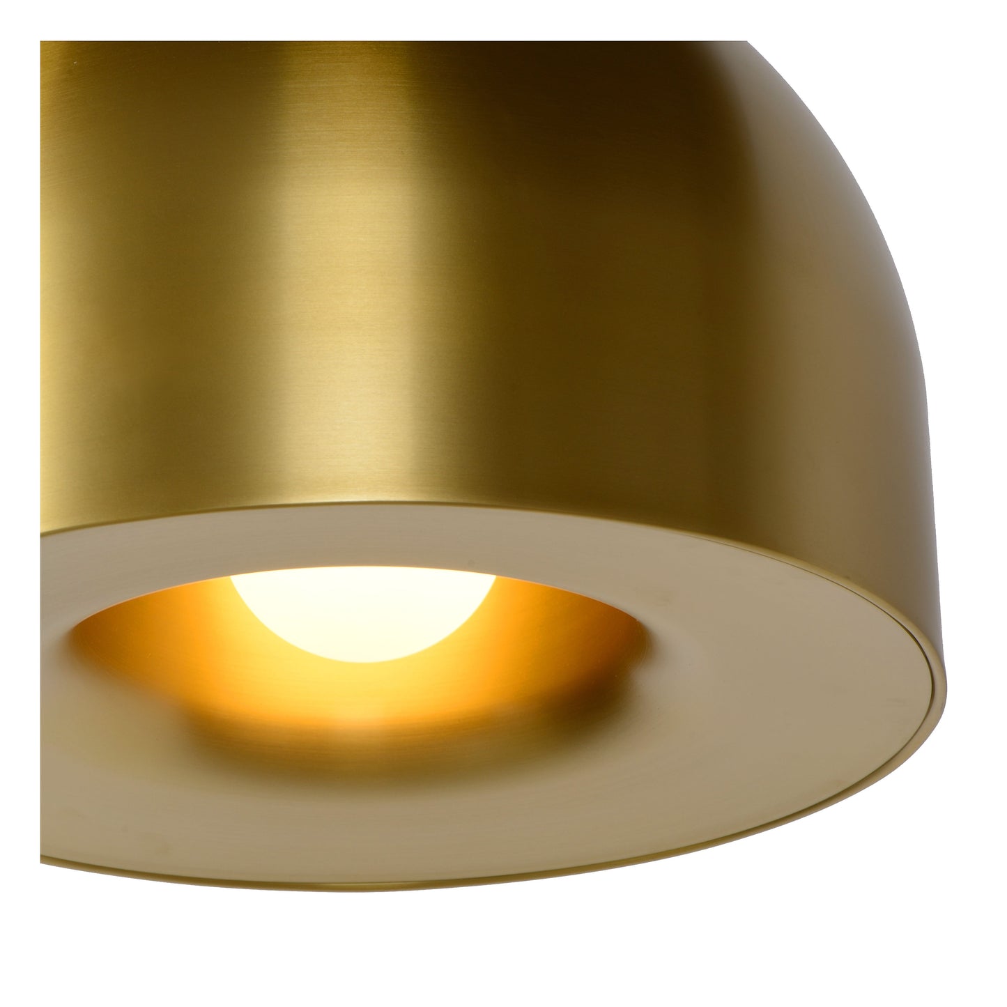 Lucide AKRON - Pendant light - Ø 50 cm - 1xE27 - Matt Gold / Brass