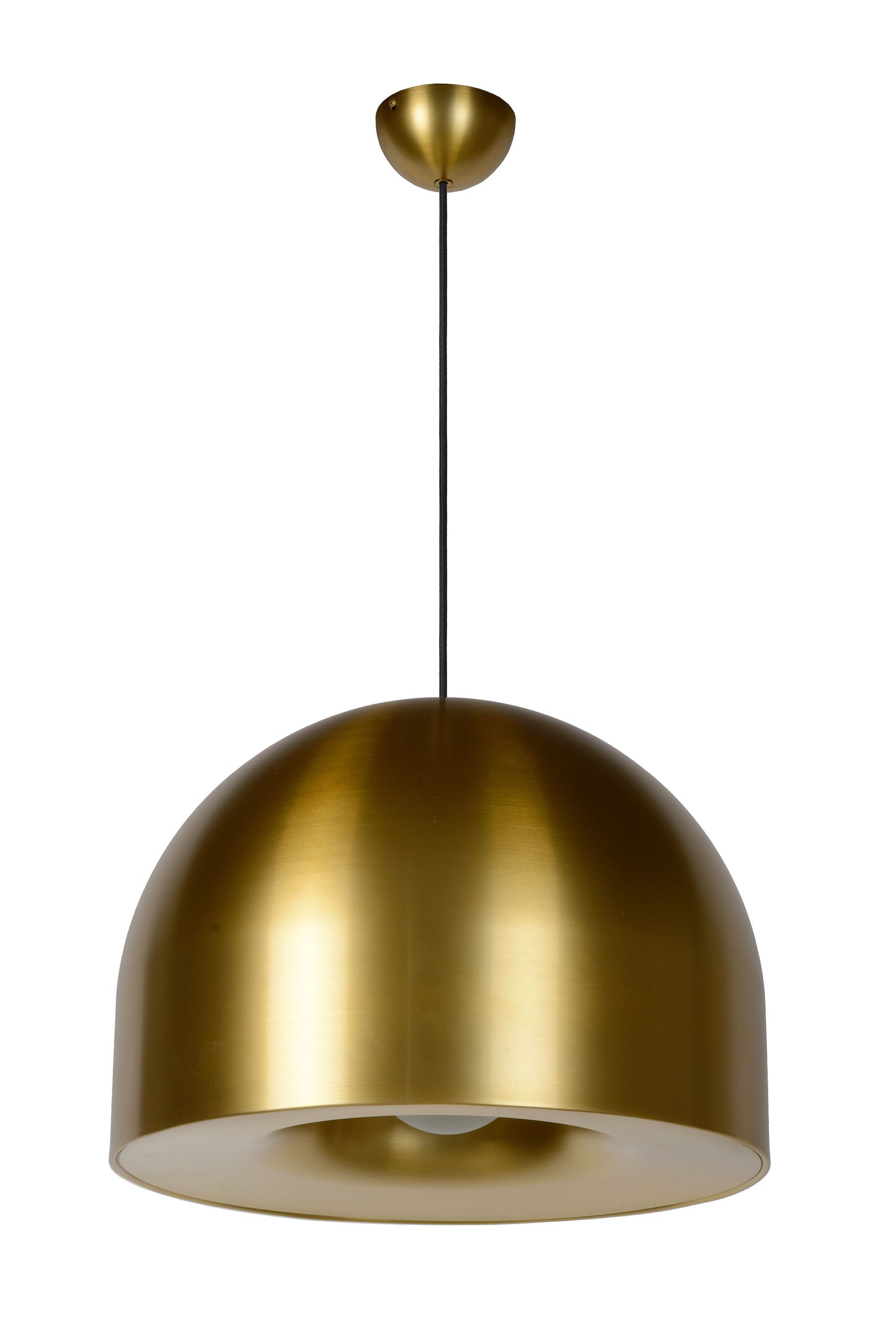 Lucide AKRON - Pendant light - Ø 50 cm - 1xE27 - Matt Gold / Brass