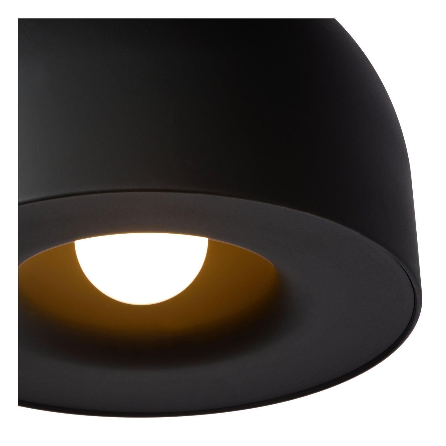 Lucide AKRON - Pendant light - Ø 50 cm - 1xE27 - Black