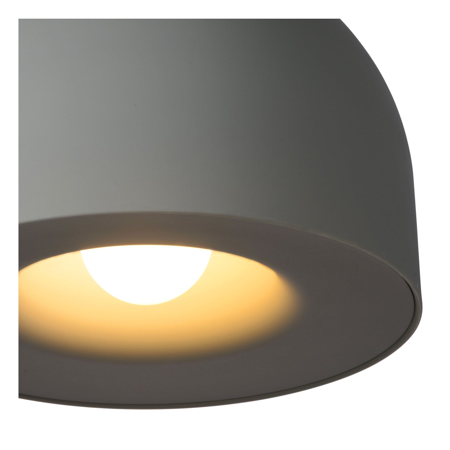 Lucide AKRON - Pendant light - Ø 50 cm - 1xE27 - Grey