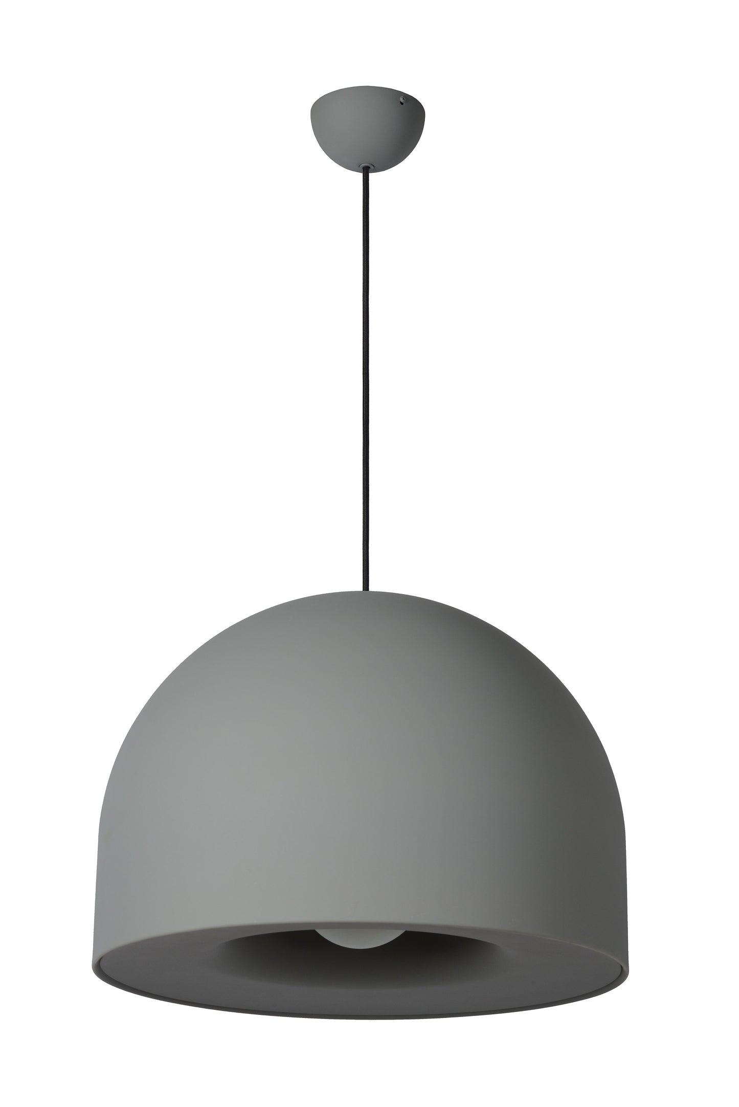 Lucide AKRON - Pendant light - Ø 50 cm - 1xE27 - Grey