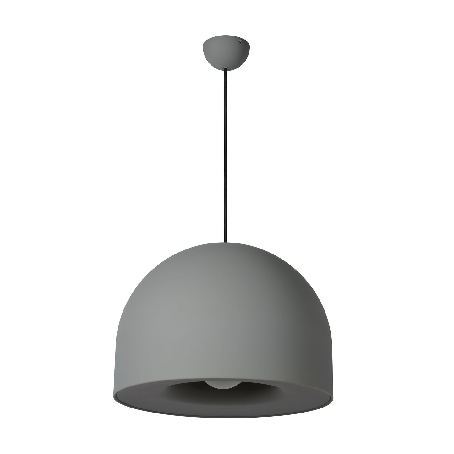 Lucide AKRON - Pendant light - Ø 50 cm - 1xE27 - Grey