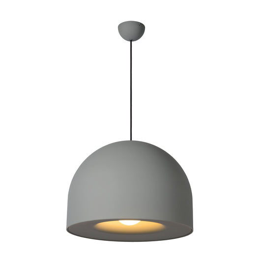 Lucide AKRON - Pendant light - Ø 50 cm - 1xE27 - Grey