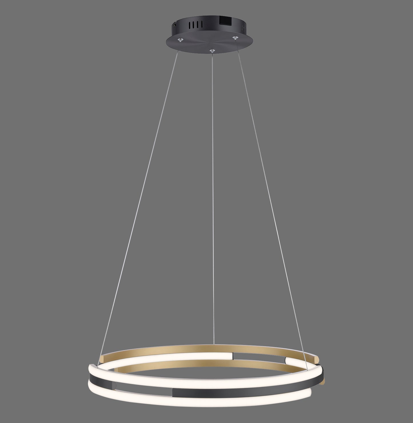 Q-Beluga - Pendant Light - Brass Matt - By Paul Neuhaus - (2051-60)