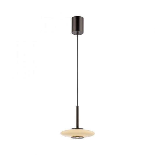 PURE Vitrum Pendant Light - Dark Brown Metal - Height Adjustable - Paul Neuhaus - (2053-34)
