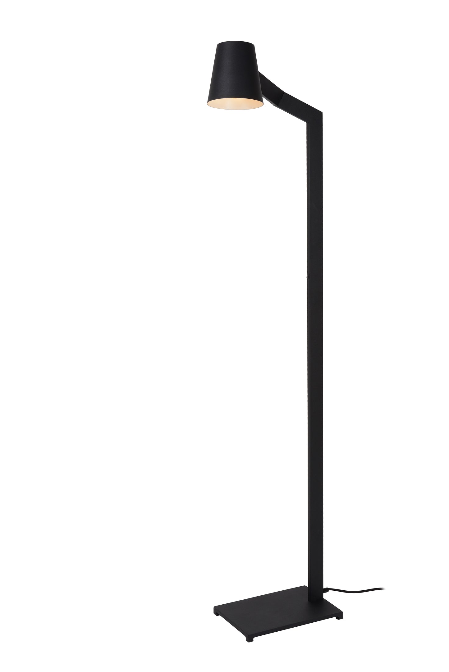 Lucide MIZUKO - Floor reading lamp - Ø 13 cm - 1xE14 - Black