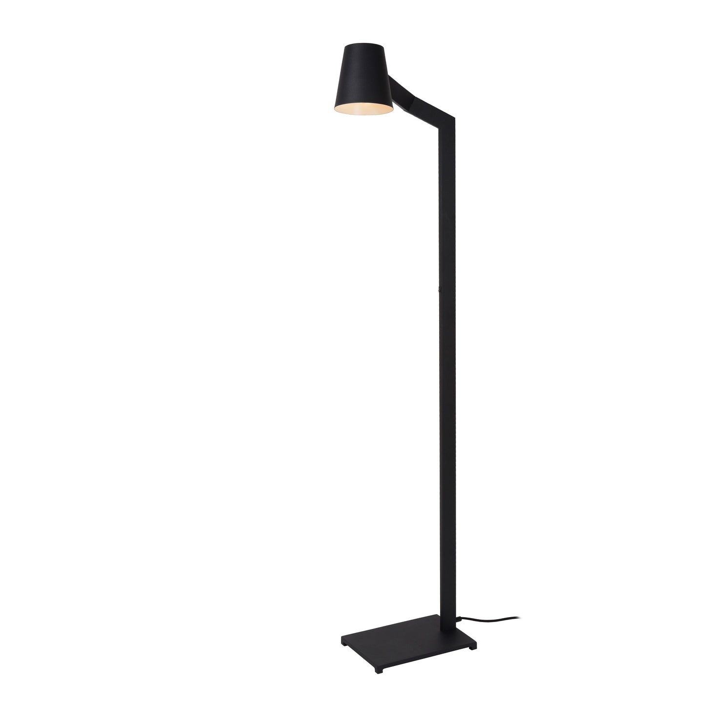 Lucide MIZUKO - Floor reading lamp - Ø 13 cm - 1xE14 - Black