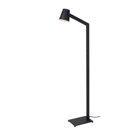 Lucide MIZUKO - Floor reading lamp - Ø 13 cm - 1xE14 - Black