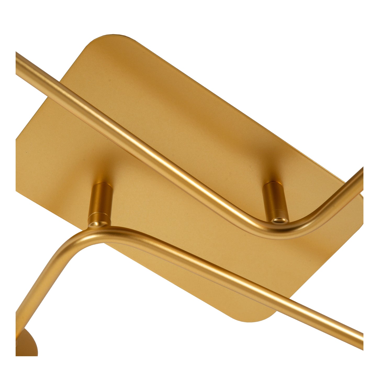 Lucide LESTER - Flush ceiling light - 4xE27 - Matt Gold / Brass