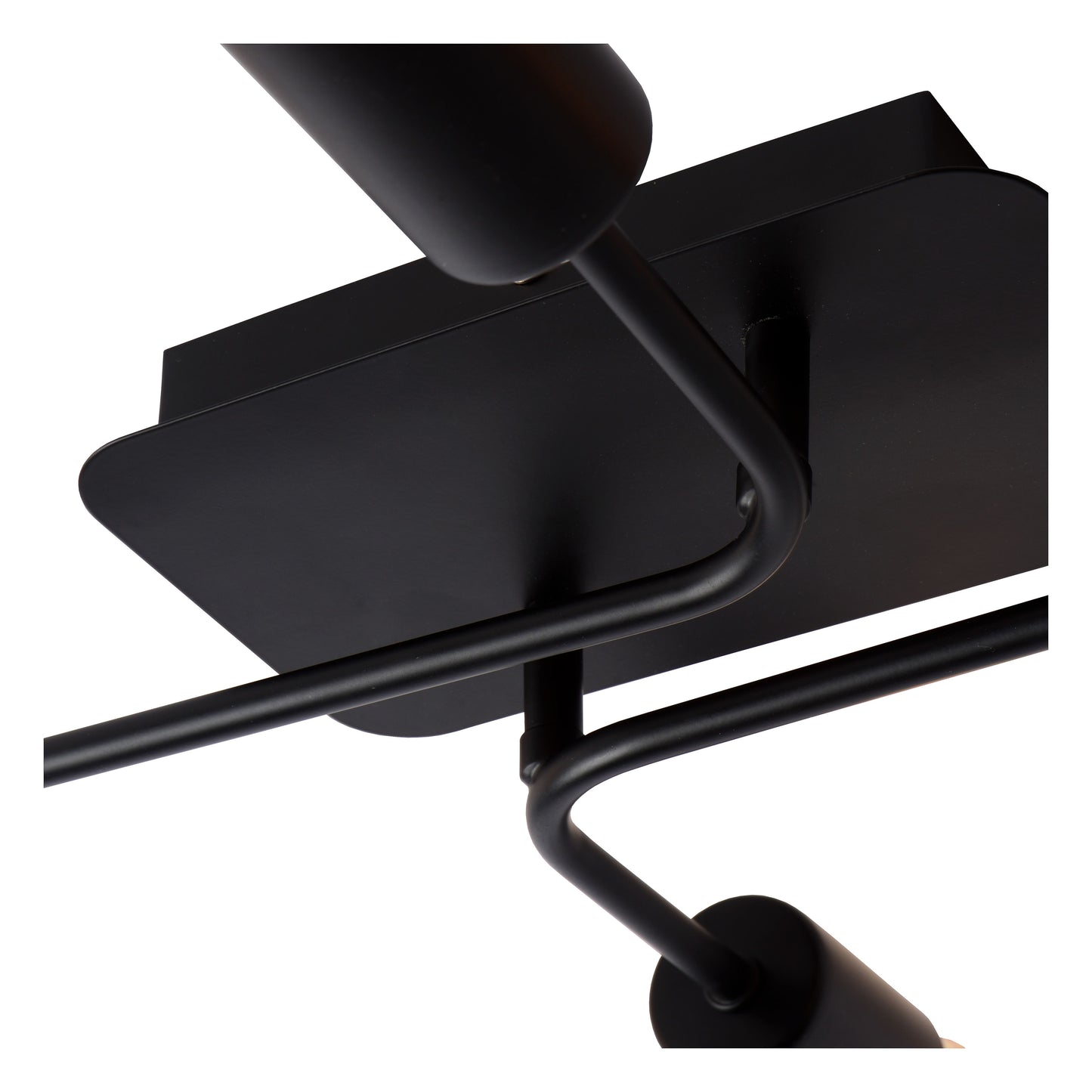 Lucide LESTER - Flush ceiling light - 4xE27 - Black