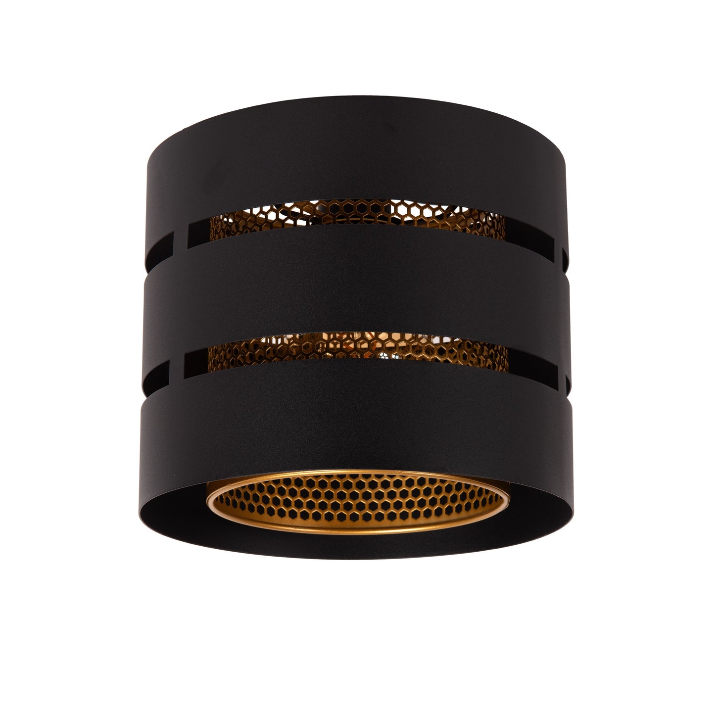 Lucide ROSAS - Flush ceiling light - Ø 26 cm - 1xE27 - Black