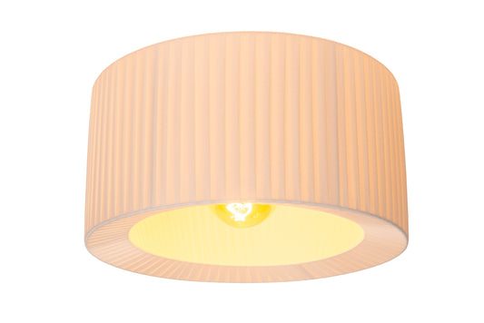 Lucide FOLD - Flush ceiling light - Ø 40 cm - 1xE27 - White