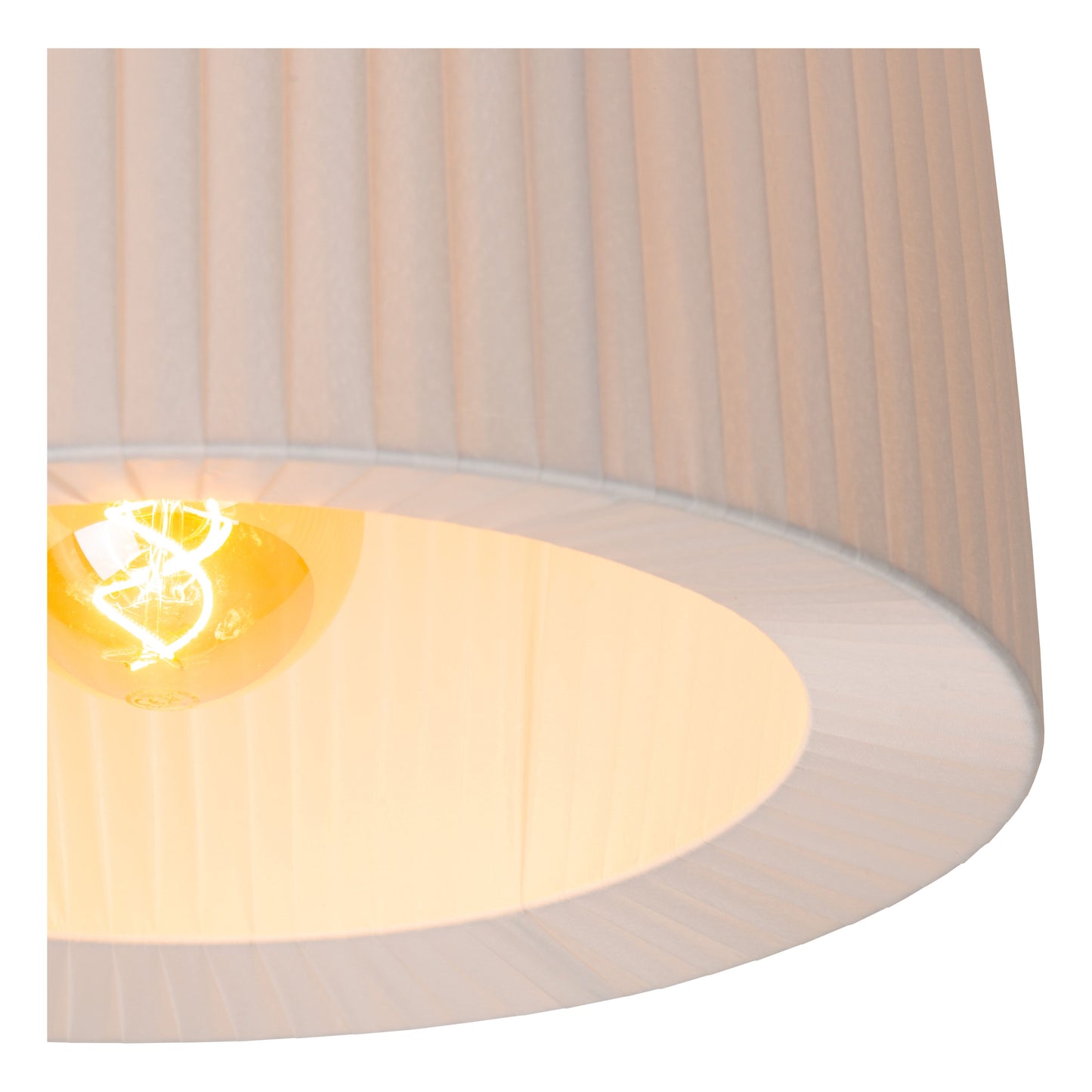 Lucide FOLD - Flush ceiling light - Ø 40 cm - 1xE27 - White