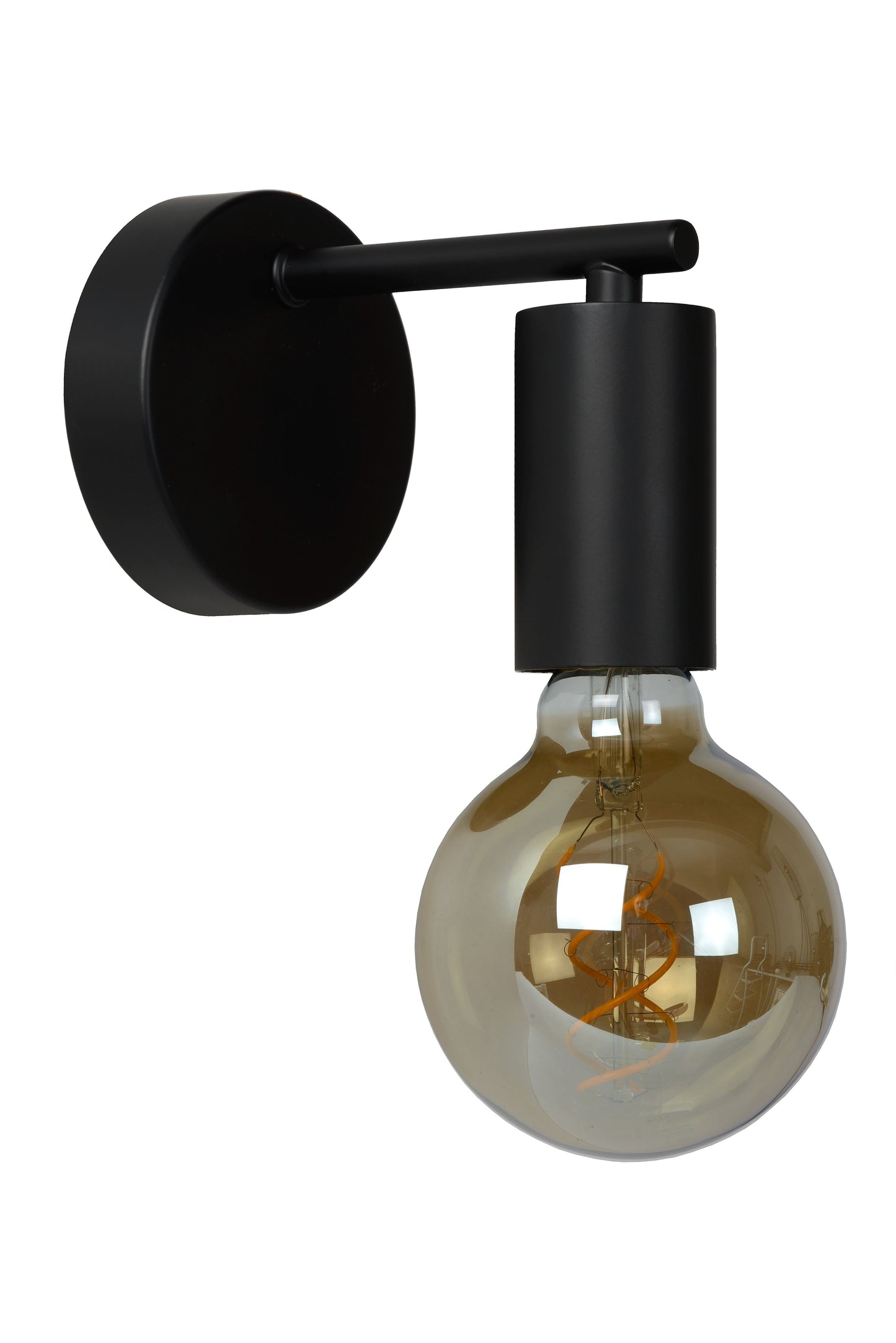 Lucide LEANNE - Wall light - 1xE27 - Black