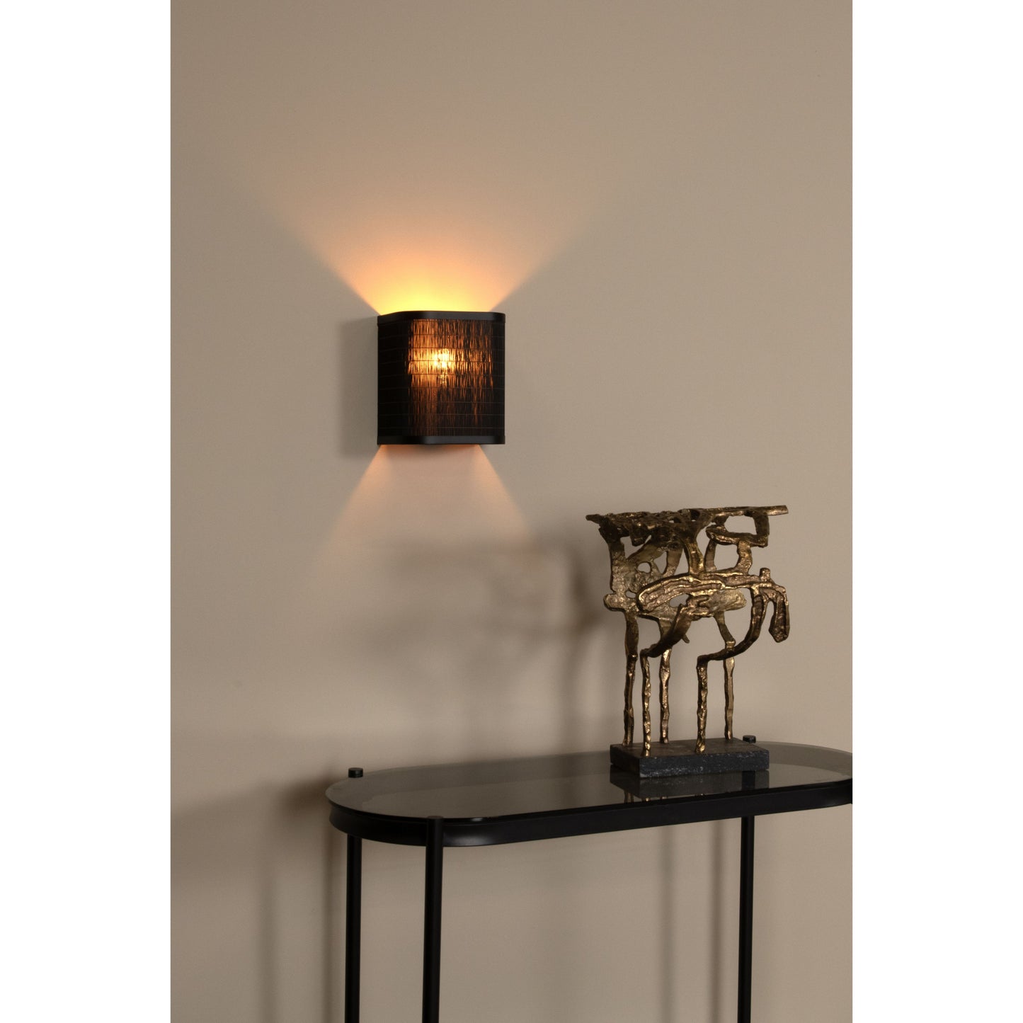 Lucide TAGALOG - Wall light - 1xE27 - Black