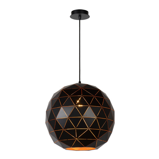 Lucide OTONA - Pendant light - Ø 40 cm - 1xE27 - Black