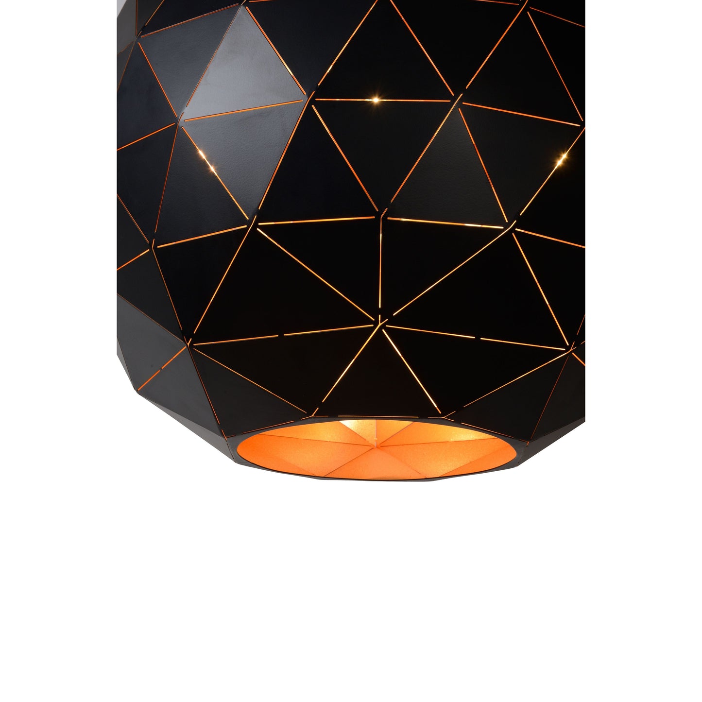 Lucide OTONA - Pendant light - Ø 40 cm - 1xE27 - Black