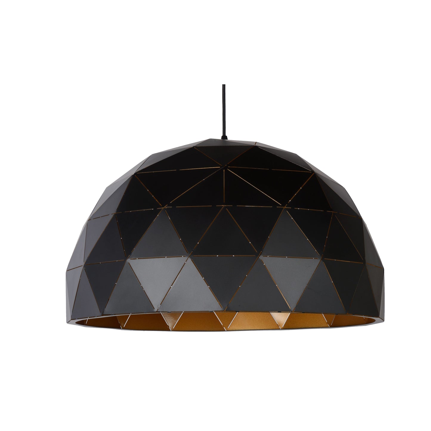 Lucide OTONA - Pendant light - Ø 60 cm - 3xE27 - Black