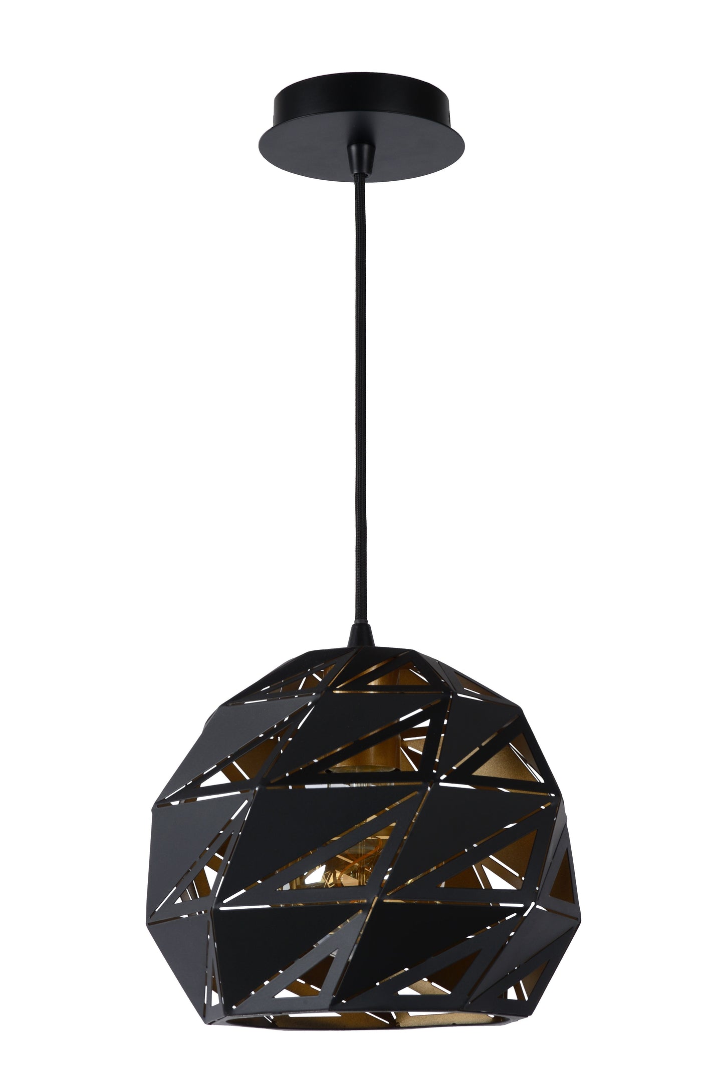 Lucide MALUNGA - Pendant light - Ø 25 cm - 1xE27 - Black