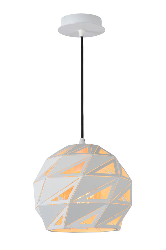 Lucide MALUNGA - Pendant light - Ø 25 cm - 1xE27 - White