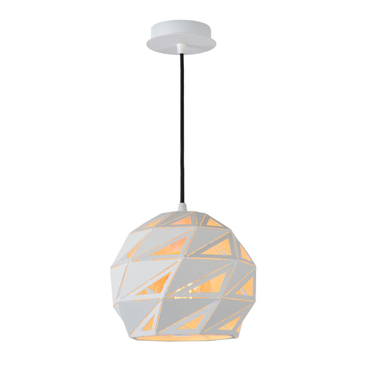 Lucide MALUNGA - Pendant light - Ø 25 cm - 1xE27 - White