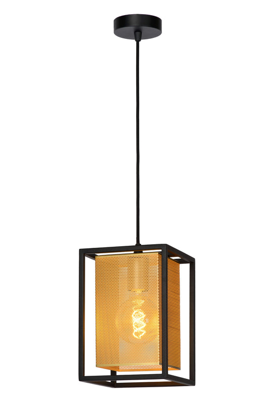 Lucide SANSA - Pendant light - 1xE27 - Black