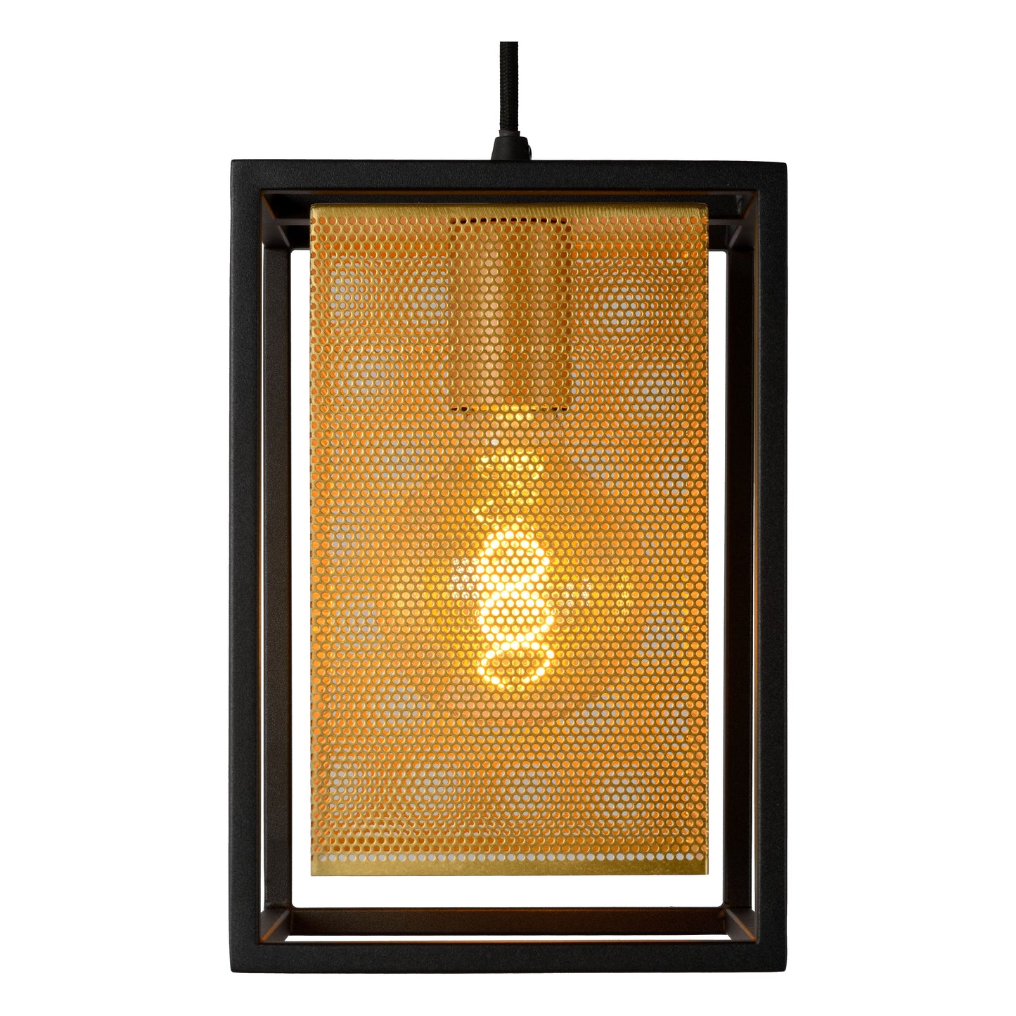 Lucide SANSA - Pendant light - 1xE27 - Black