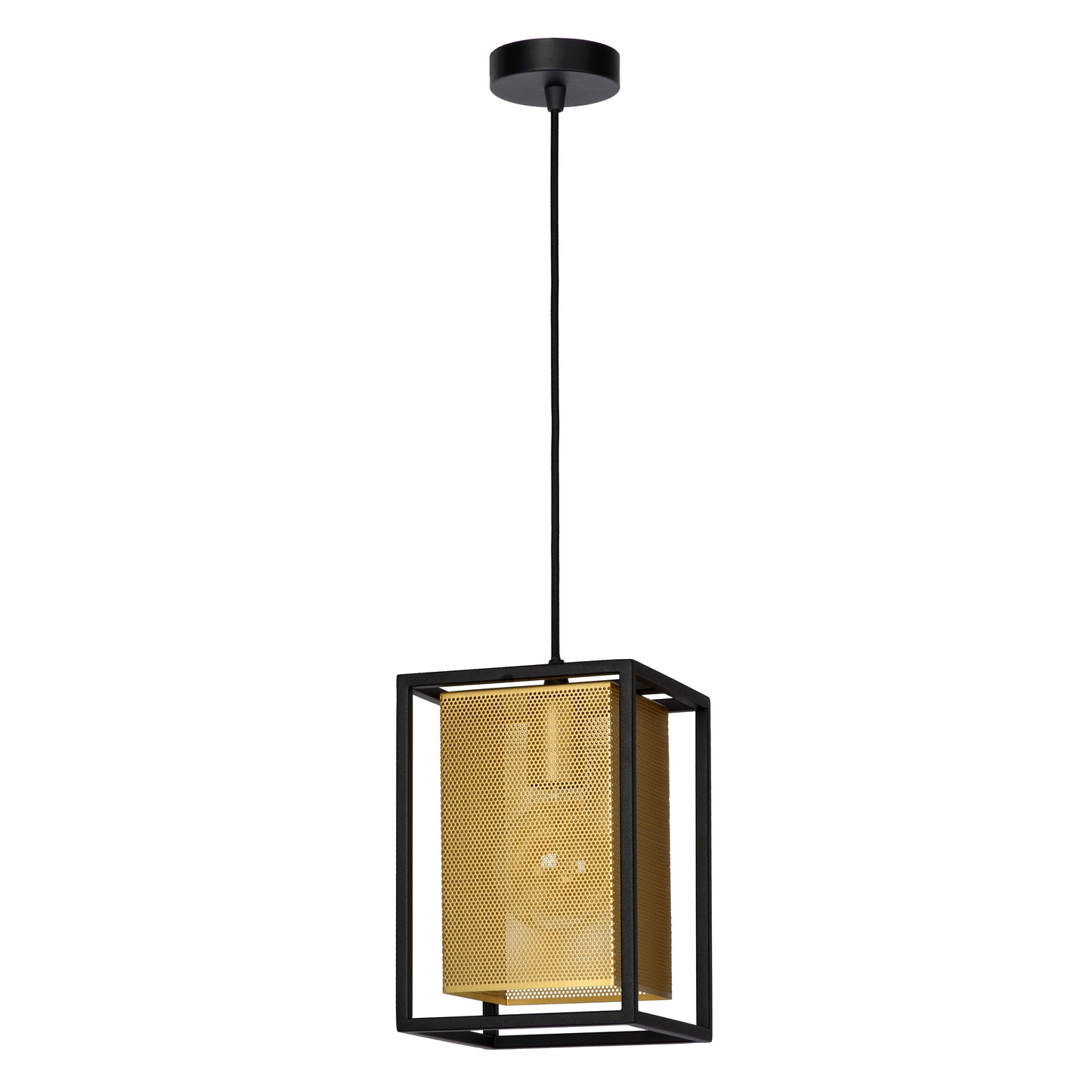 Lucide SANSA - Pendant light - 1xE27 - Black