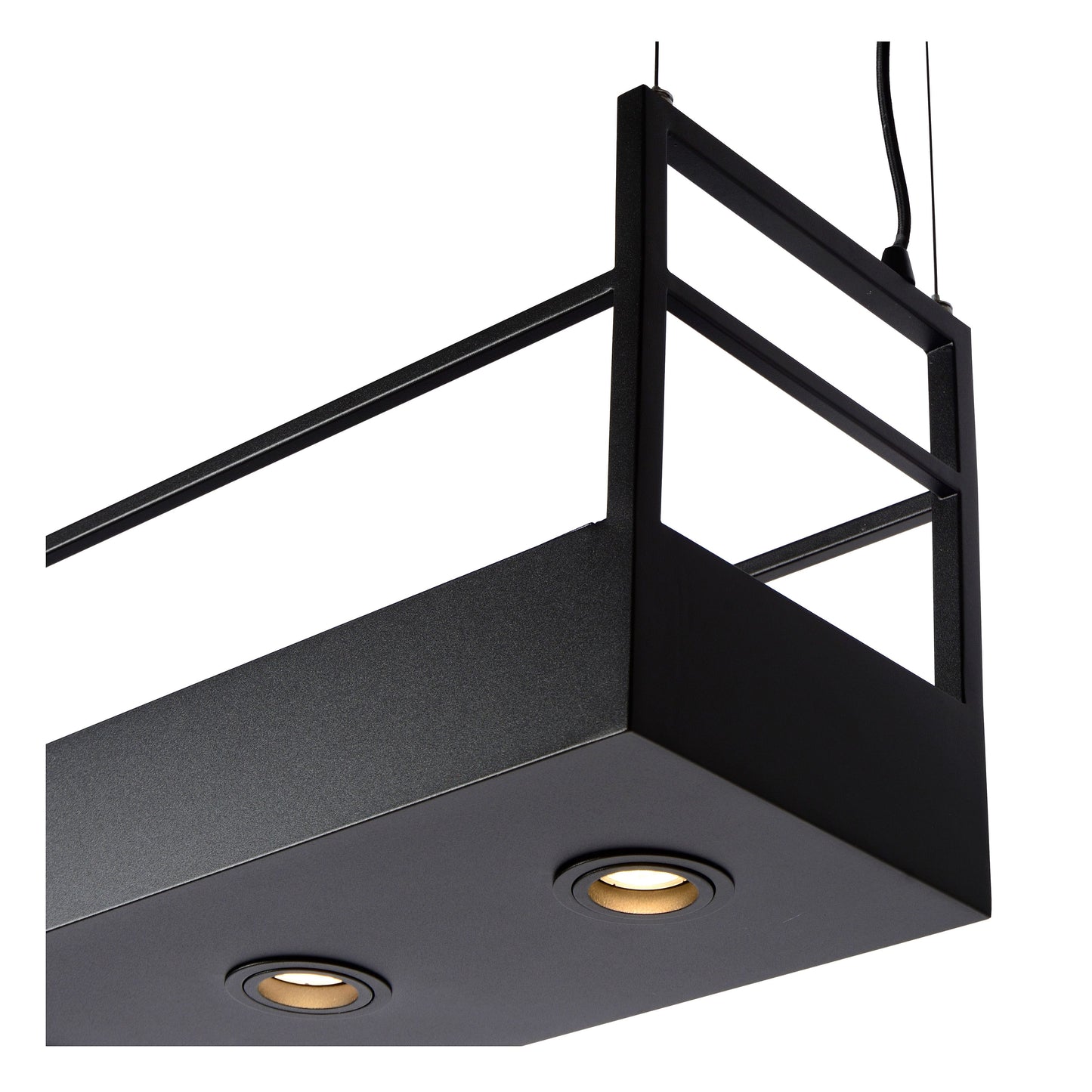 Lucide MIRAVELLE - Pendant light - 6xGU10 - Black