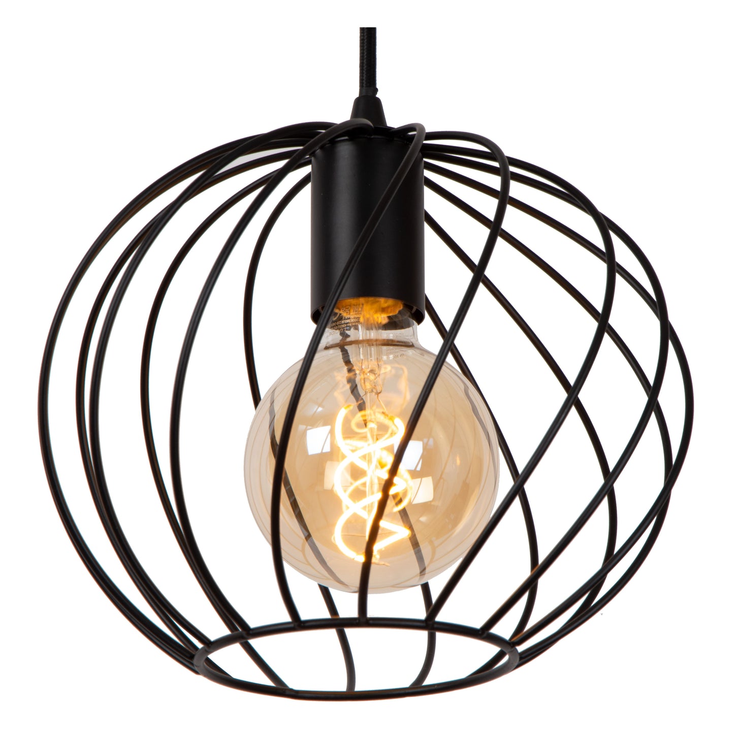 Lucide DANZA - Pendant light - 3xE27 - Black