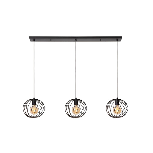 Lucide DANZA - Pendant light - 3xE27 - Black