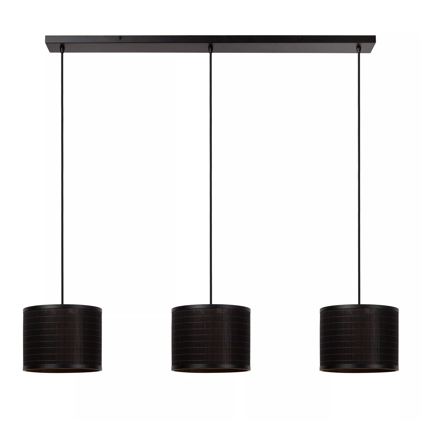 Lucide TAGALOG - Pendant light - Ø 40 cm - 3xE27 - Black | Essential