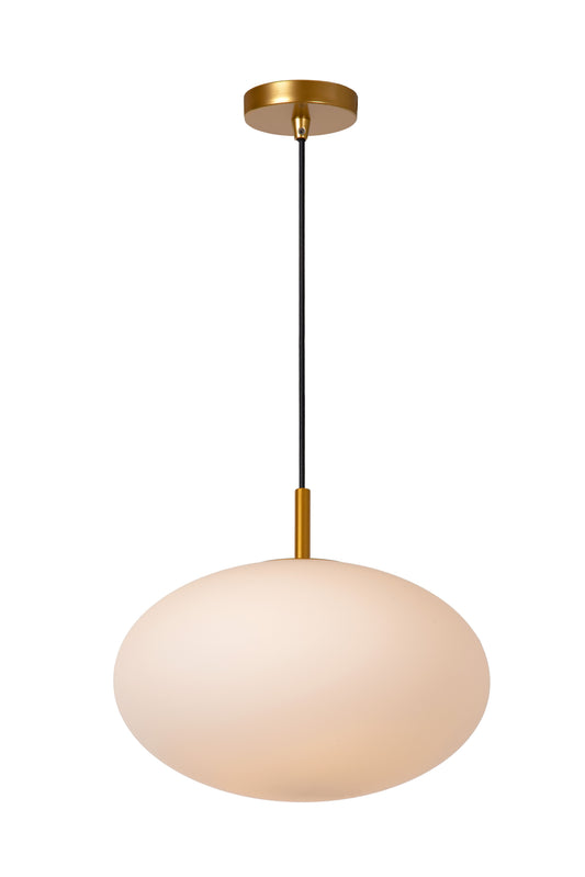 Lucide ELYSEE - Pendant light - Ø 30 cm - 1xE27 - Opal