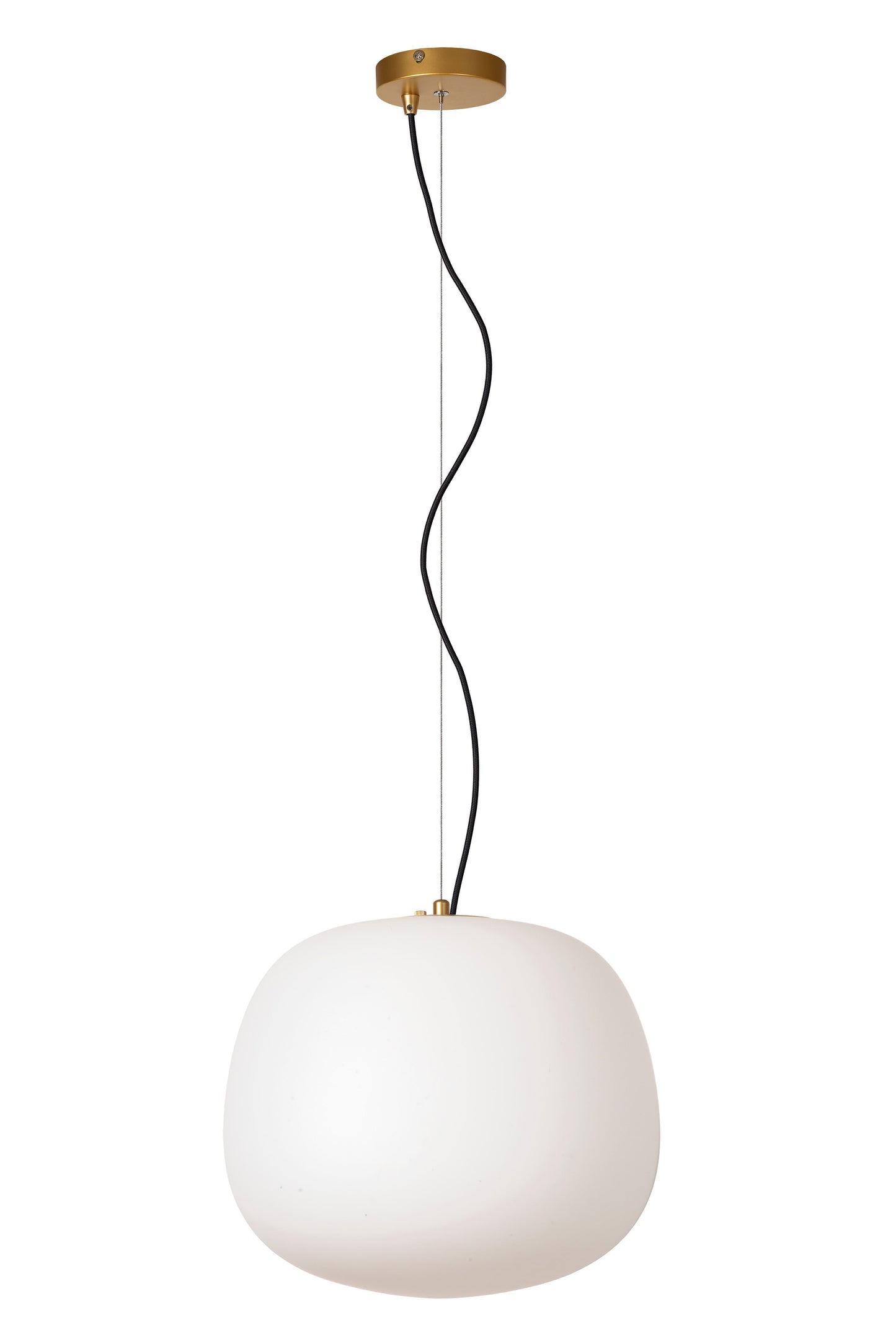 Lucide ELYSEE - Pendant light - Ø 38 cm - 1xE27 - Opal