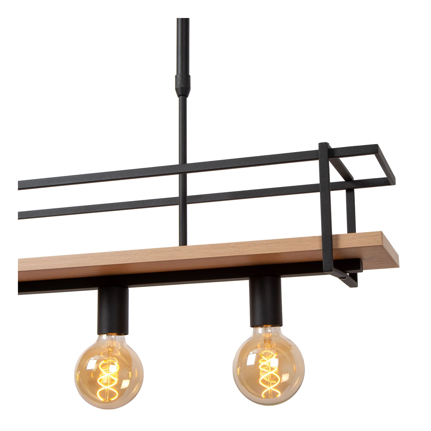 Lucide MILONGA - Pendant light - 4xE27 - Black