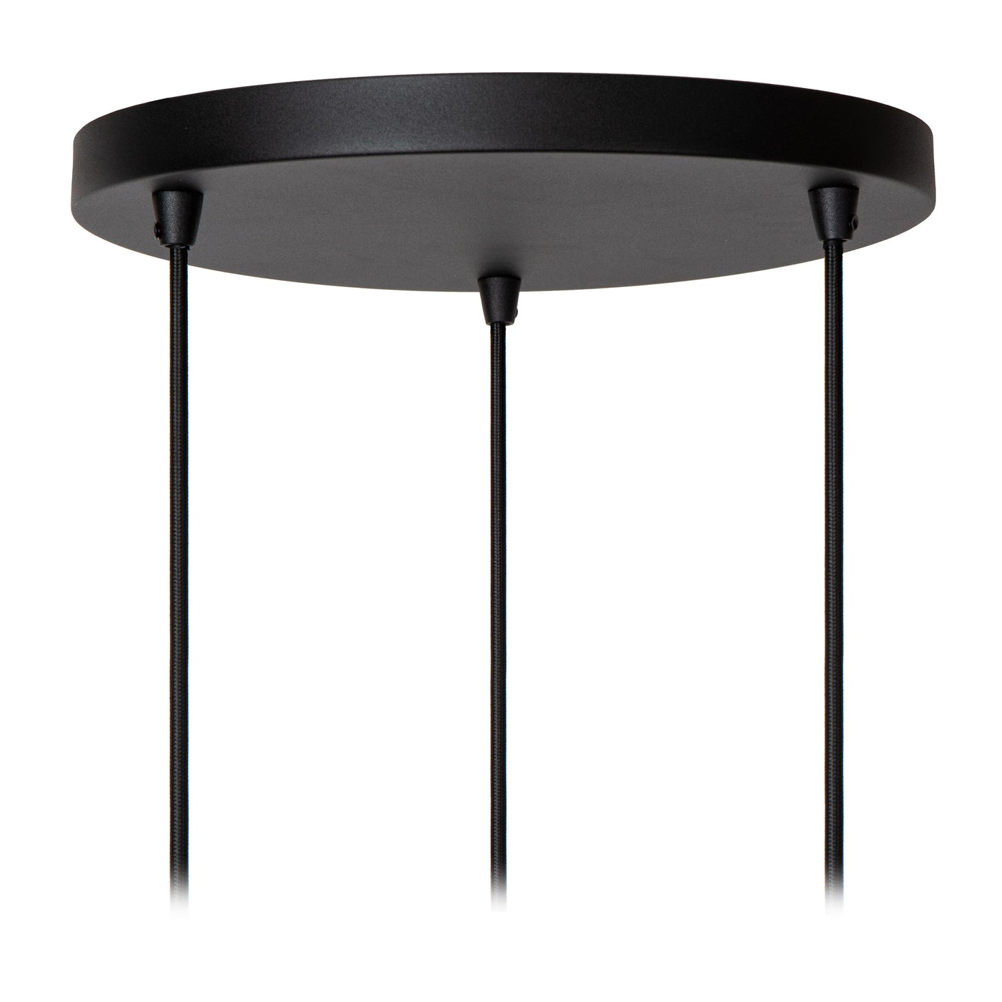 Lucide ROSAS - Pendant light - Ø 43 cm - 3xE27 - Black