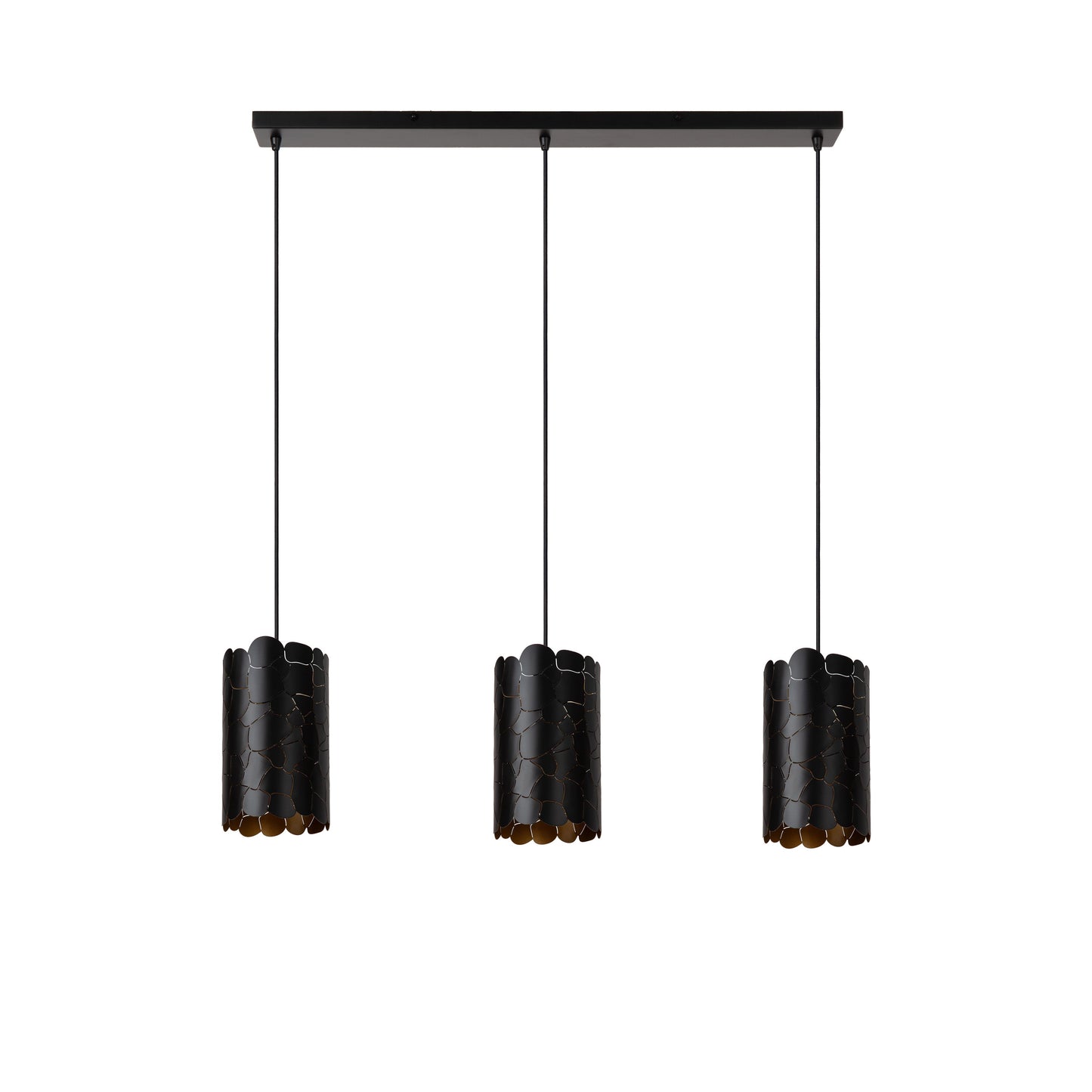 Lucide ALMELO - Pendant light - 3xE27 - Black