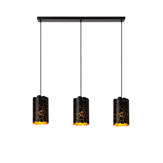 Lucide ALMELO - Pendant light - 3xE27 - Black