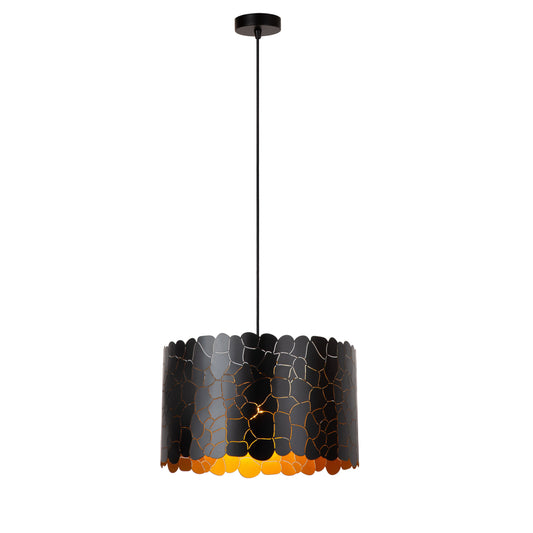 Lucide ALMELO - Pendant light - 1xE27 - Black