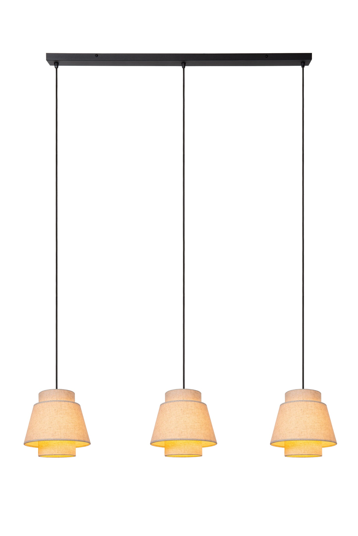 Lucide TRIBUTE - Pendant light - 3x E27 - Cream