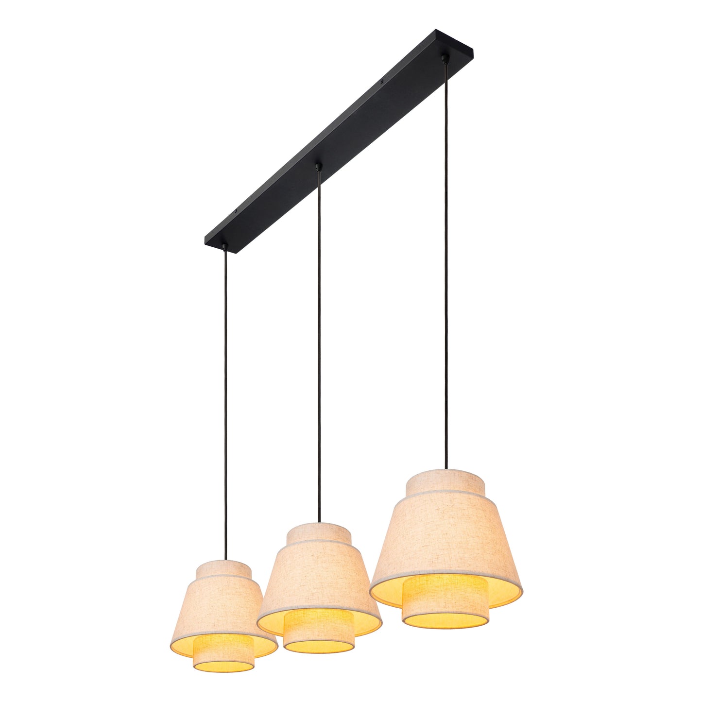 Lucide TRIBUTE - Pendant light - 3x E27 - Cream